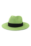 WOOLEN FLAT BRIMMED JAZZ HATS