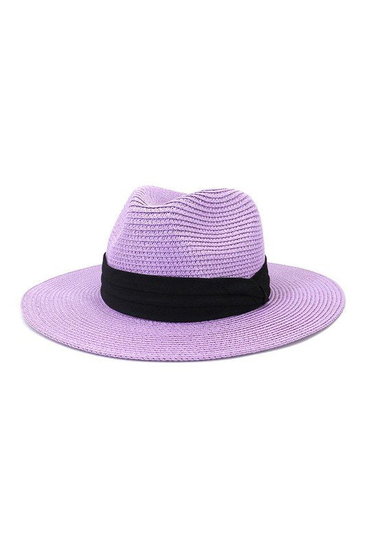 WOOLEN FLAT BRIMMED JAZZ HATS