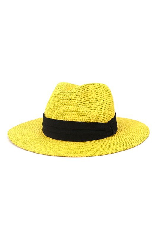 WOOLEN FLAT BRIMMED JAZZ HATS