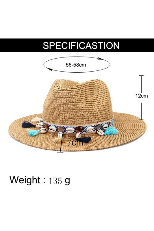 SUNSHADE JAZZ STRAW HAT