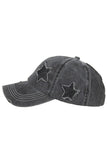 DENIM GRUNGE CASUAL BALL CAP