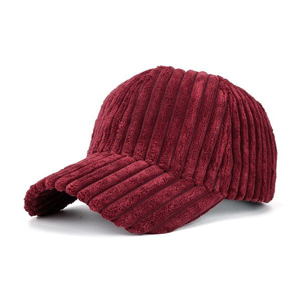 VERTICAL CORDUROY BASEBALL CAP