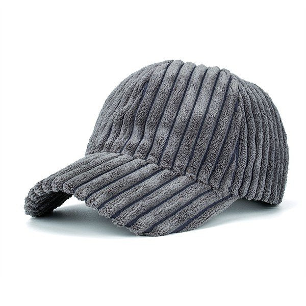 VERTICAL CORDUROY BASEBALL CAP