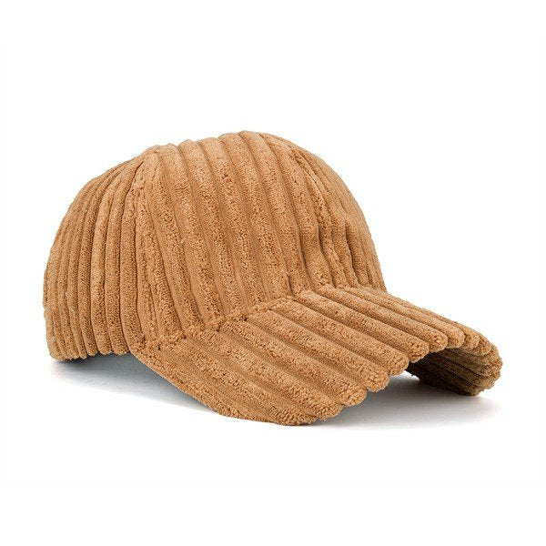 VERTICAL CORDUROY BASEBALL CAP