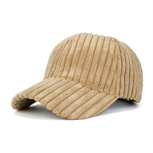 VERTICAL CORDUROY BASEBALL CAP