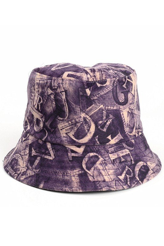 REVERSIBLE FASHION BUCKET HAT