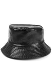 CROCODILE PATTERN DOUBLE SIDED BUCKET HAT