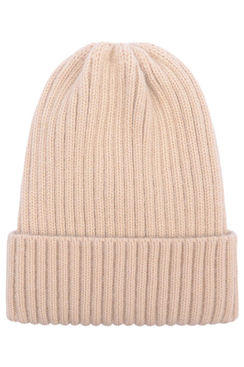 SIMPLE BASIC KNIT BEANIE