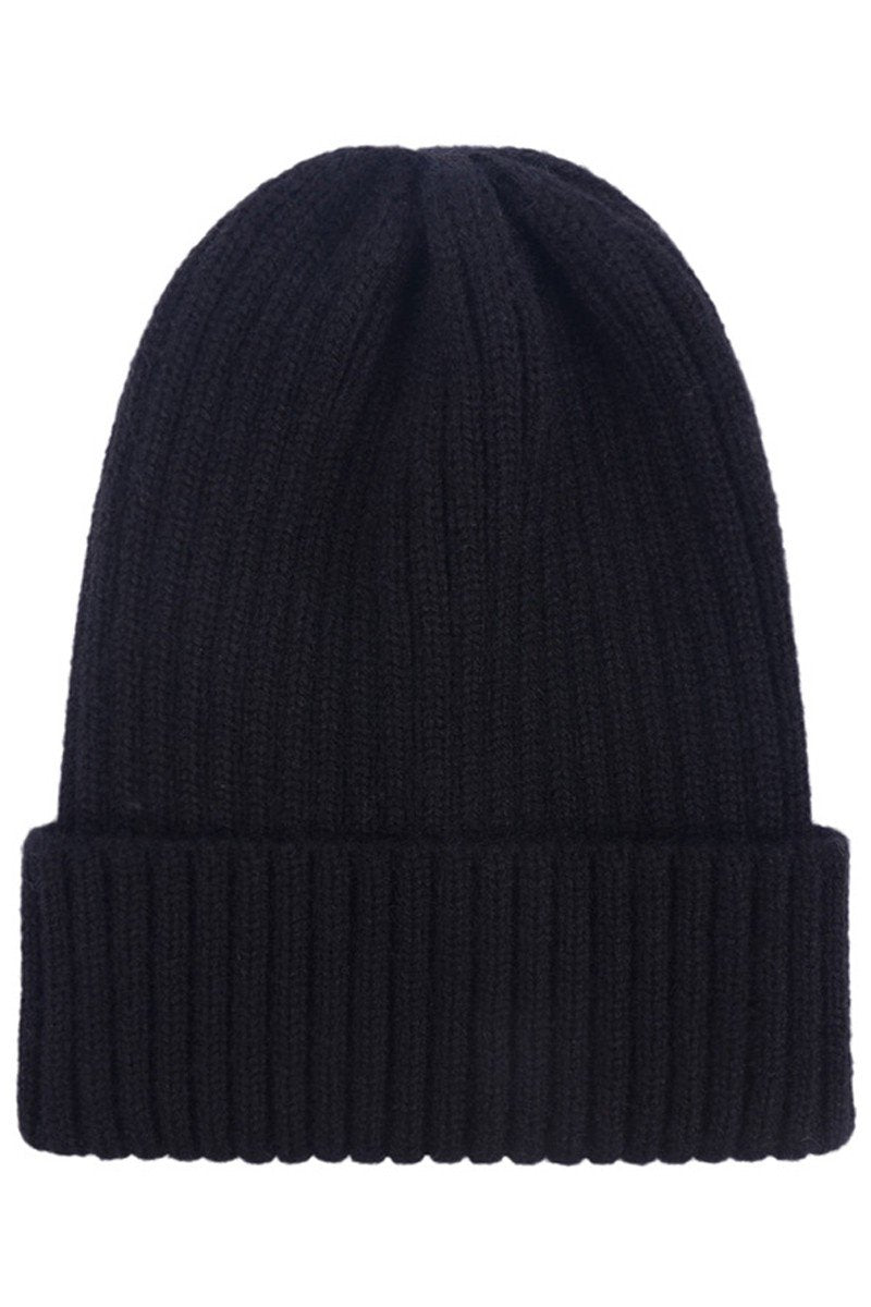 SIMPLE BASIC KNIT BEANIE