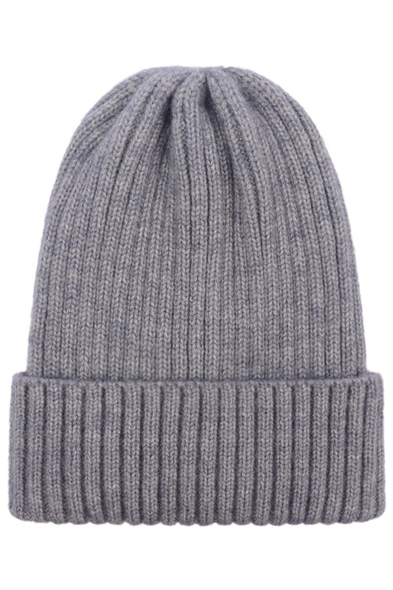 SIMPLE BASIC KNIT BEANIE