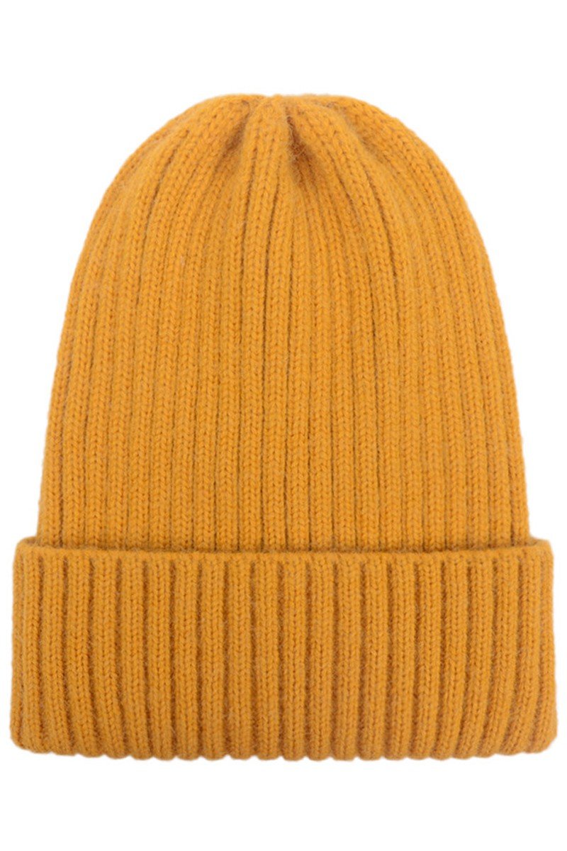 SIMPLE BASIC KNIT BEANIE