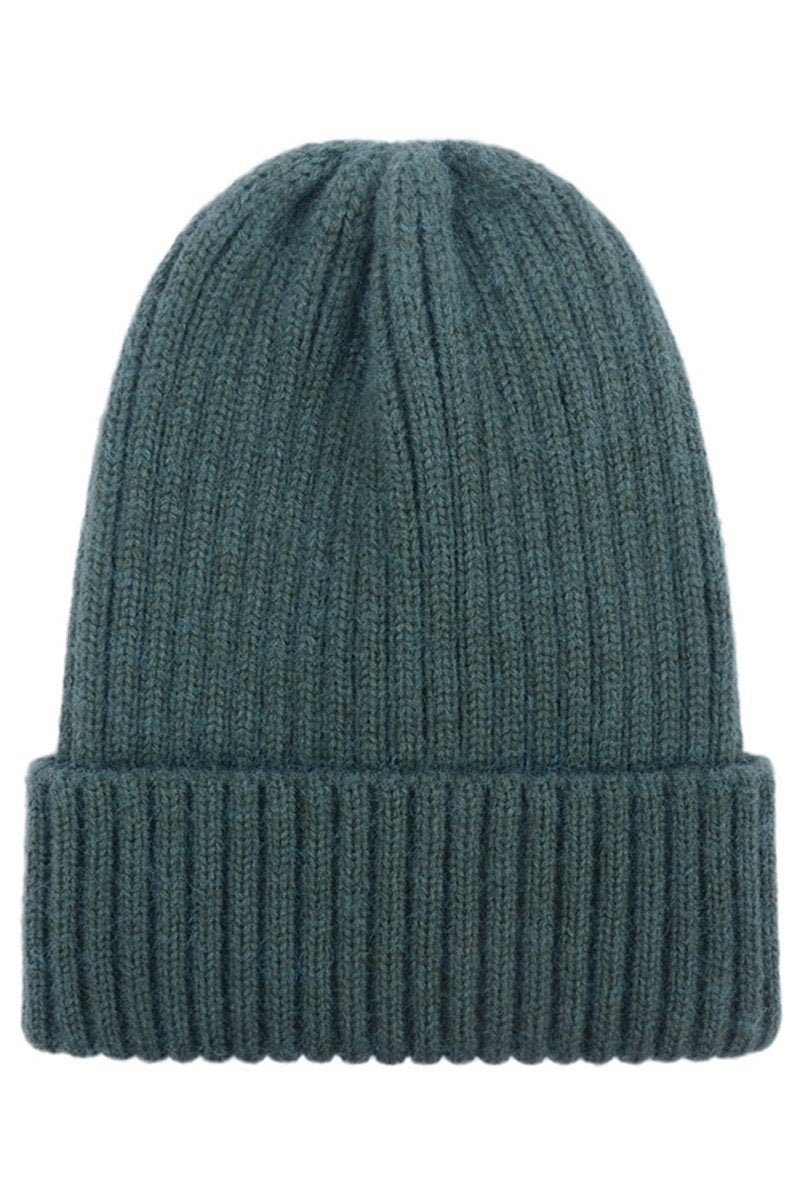 SIMPLE BASIC KNIT BEANIE