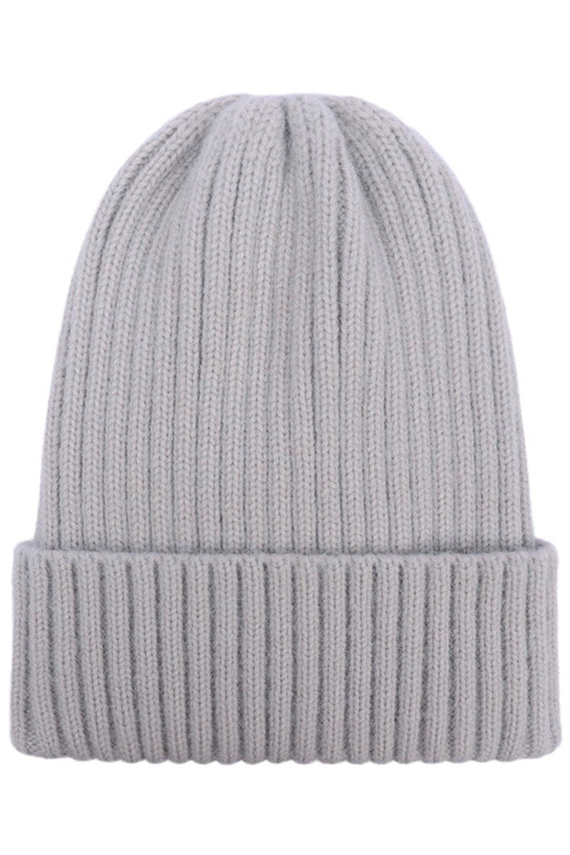 SIMPLE BASIC KNIT BEANIE