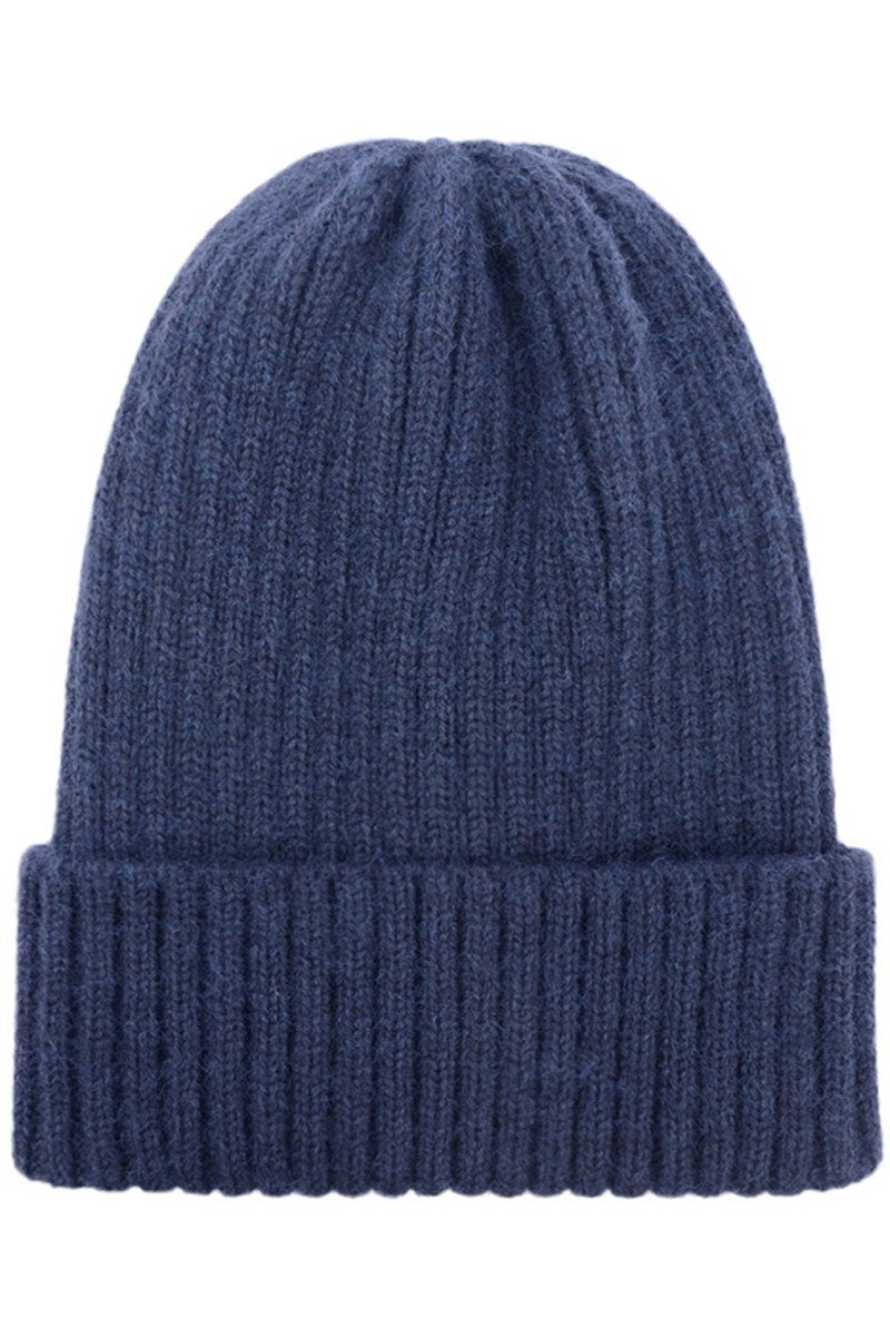 SIMPLE BASIC KNIT BEANIE