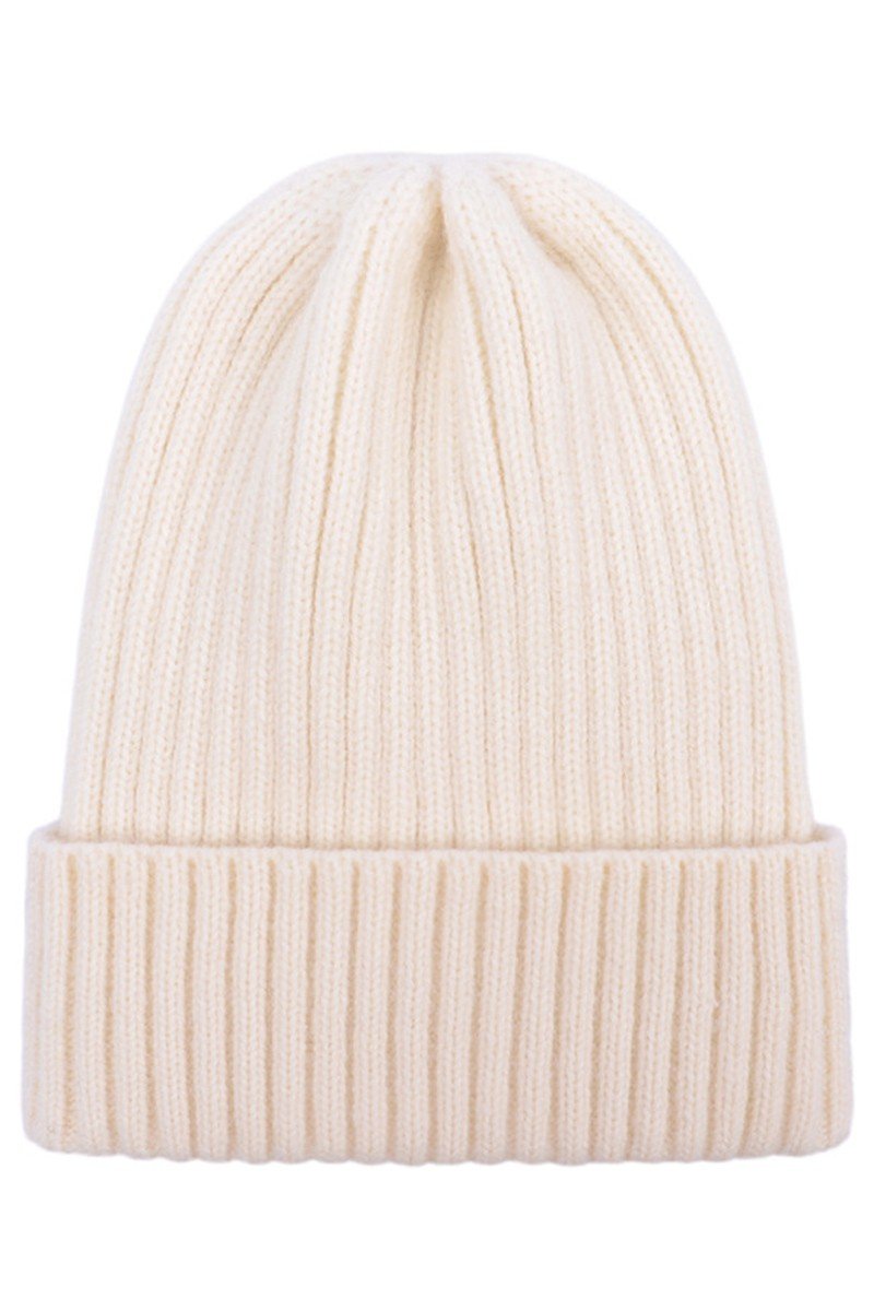 SIMPLE BASIC KNIT BEANIE