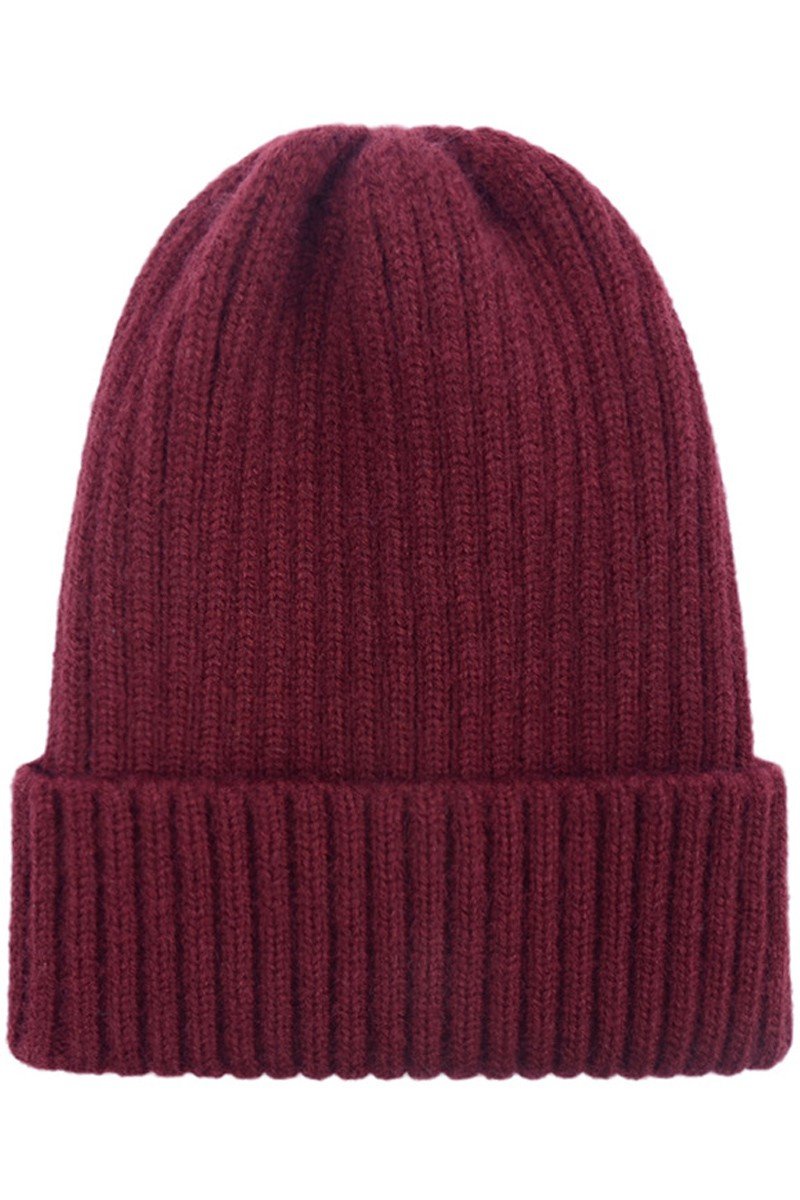 SIMPLE BASIC KNIT BEANIE