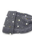 PEARL SOLID KNIT BEANIE