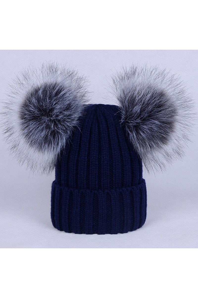 CUTE WINTER BEANIE HATS FOR WOMEN GIRLS WARM KNIT