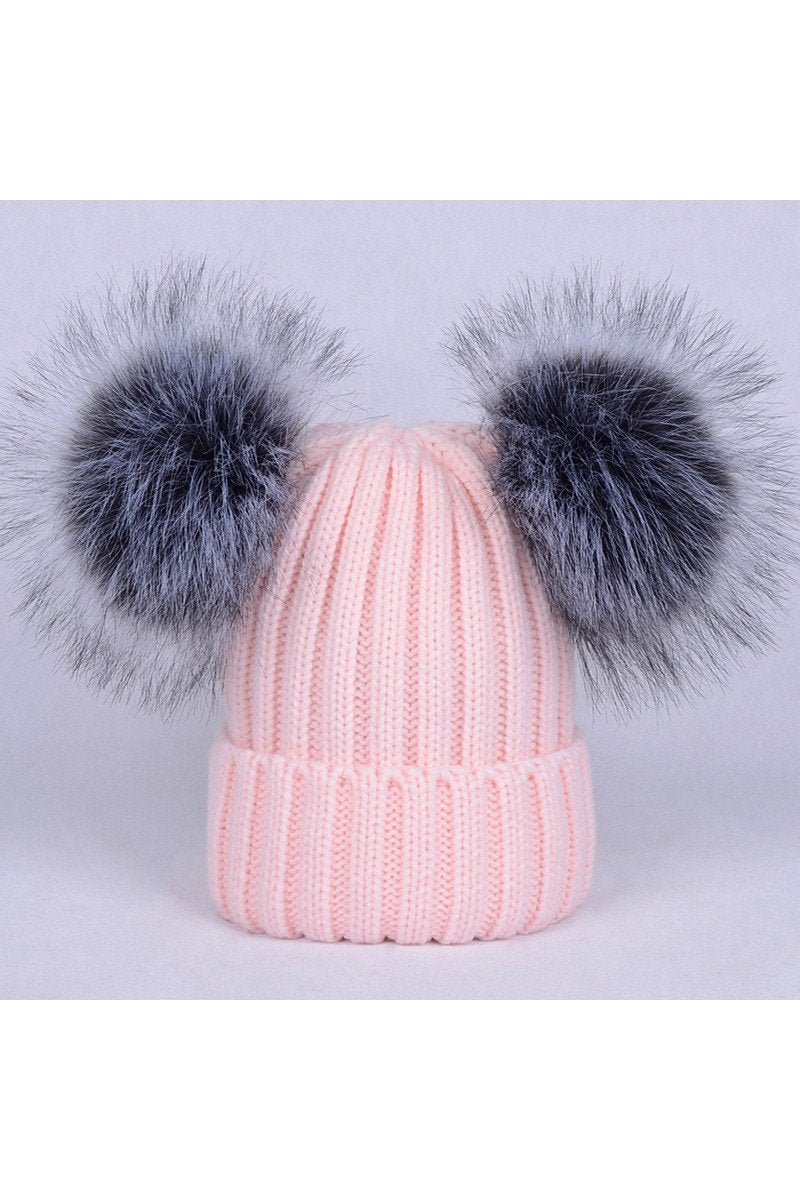 CUTE WINTER BEANIE HATS FOR WOMEN GIRLS WARM KNIT