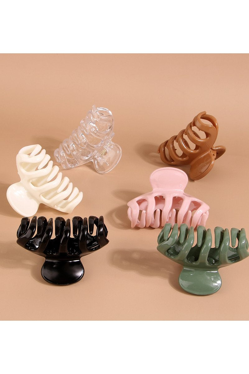 WOMEN DAILY SCALLOP HAIR CLAW HAIR CLIPS