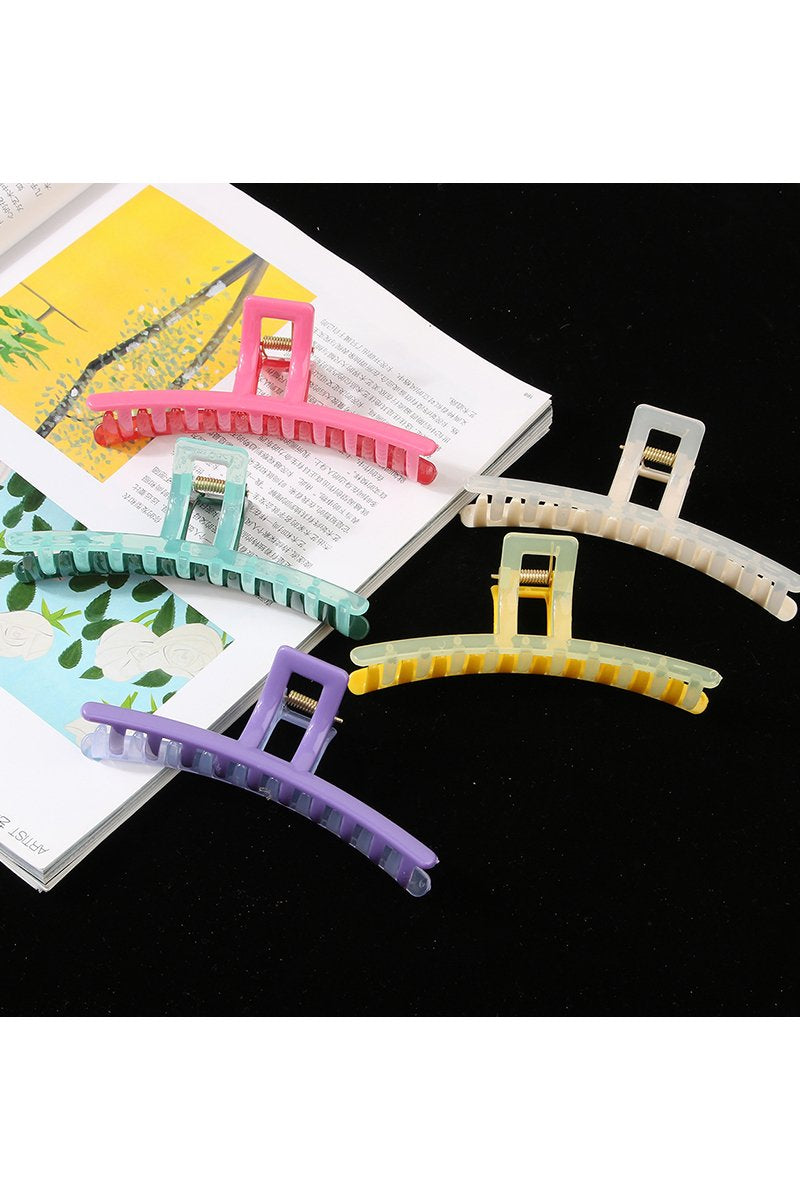 TWO TONE COLOR CASUAL HAIR CLAW HAIR CLIP