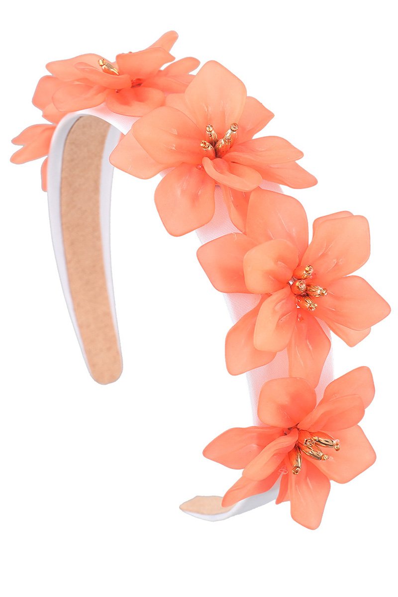 FLOWER DECKED COLORFUL HEAD BAND