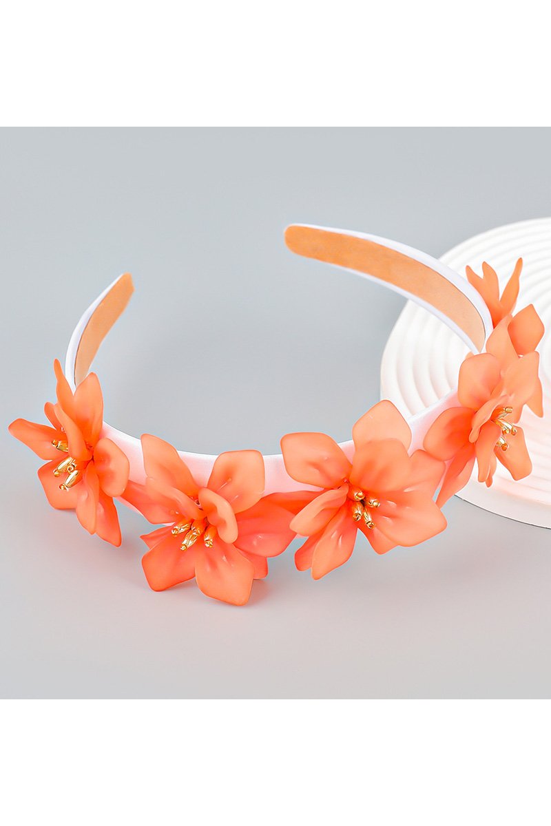 FLOWER DECKED COLORFUL HEAD BAND
