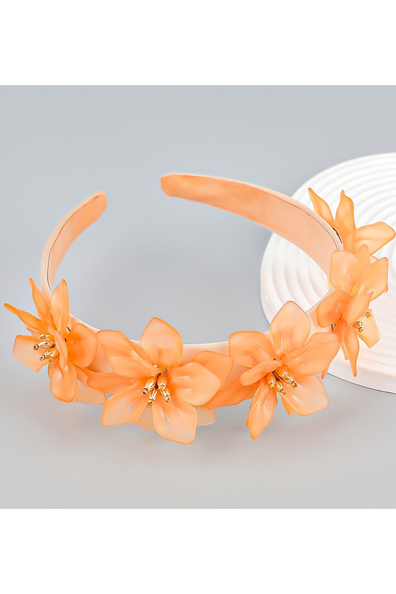 FLOWER DECKED COLORFUL HEAD BAND