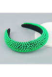 COLORED BEADS DECKED HEAD HOOP HEADBAND