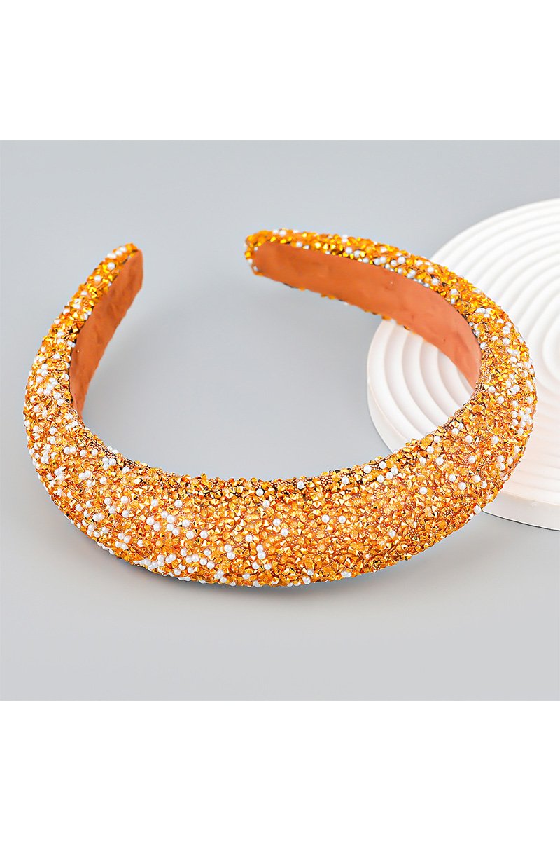 RICE BEADS DECKED ELEGANT HEAD HOOP HEADBAND