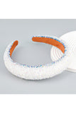 RICE BEADS DECKED ELEGANT HEAD HOOP HEADBAND