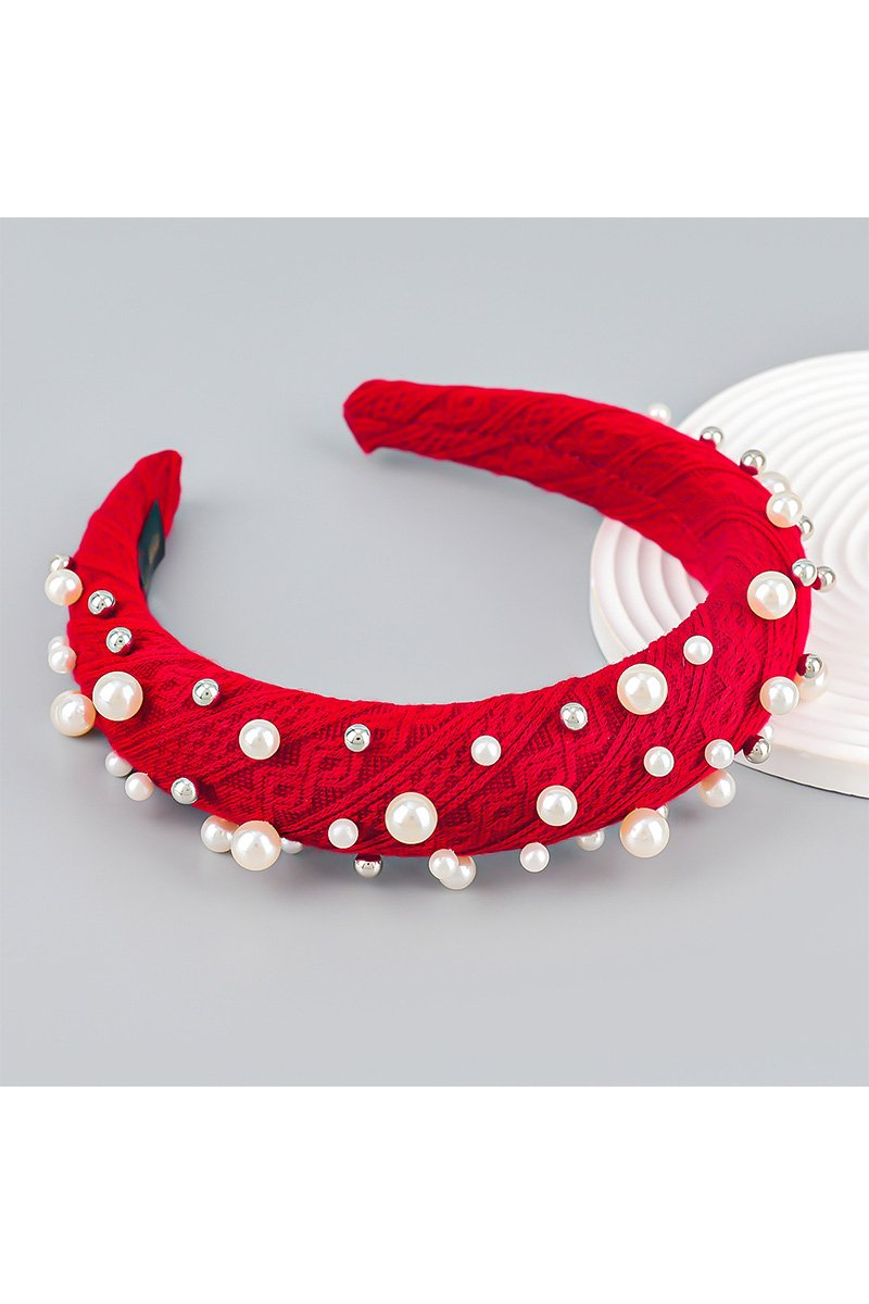 BEADS DECKED FASHION HEAD HOOP HEADBAND