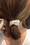 PEARL HAIR TIES FASHION ELASTIC HAIR SCRUNCHIES BEADED HAIR ROPES