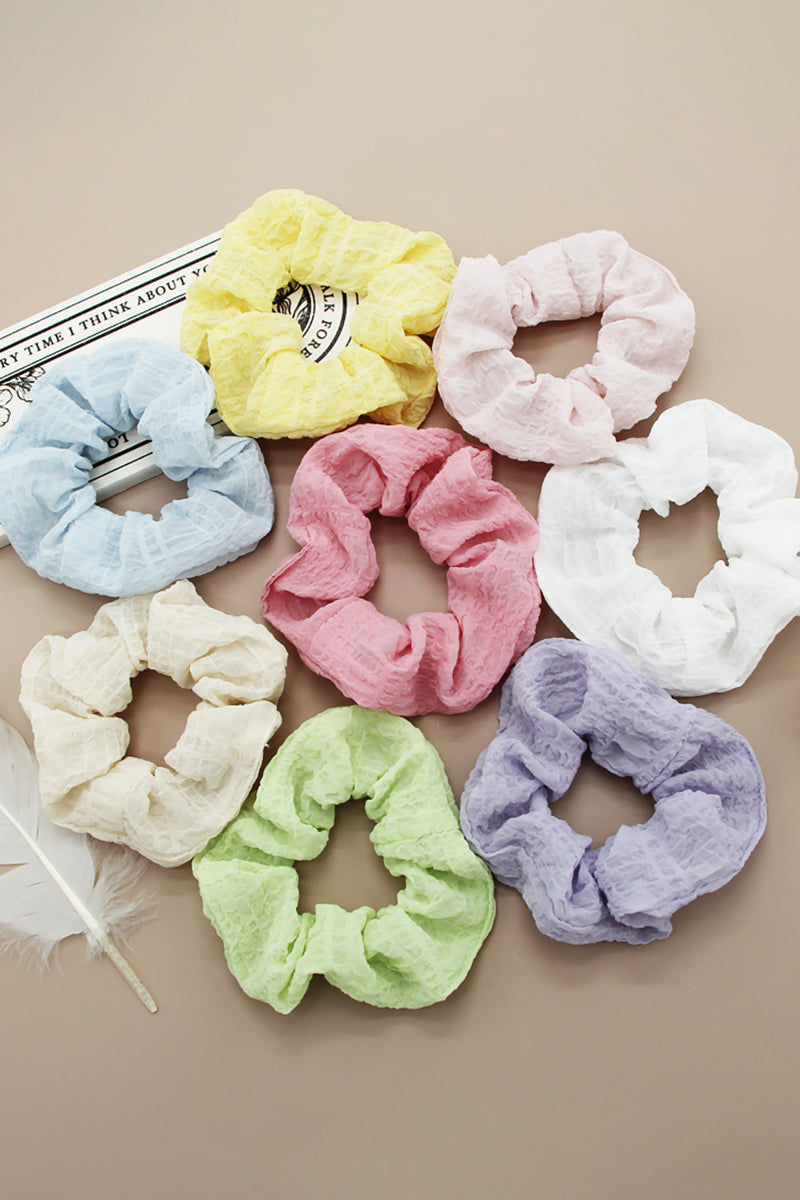 SCRUNCHIES ELASTIC HAIR BANDS