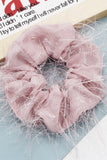 FASHION TASSELS SOLID COLOR SCRUNCHIE