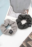 2PCS HAIR TIE PLAID PATTERN SCRUNCHIE, 2PCS PER 1 PACK