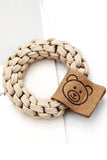 5PCS BEAR DECOR HAIR TIE