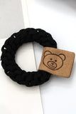 5PCS BEAR DECOR HAIR TIE