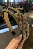 GLITTER KNOT DECOR GLAMOROUS HEADBAND