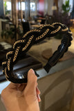 CHAIN DECOR WIDE HEADBAND