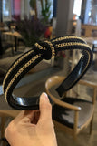 CHAIN KNOT DECOR HEADBAND