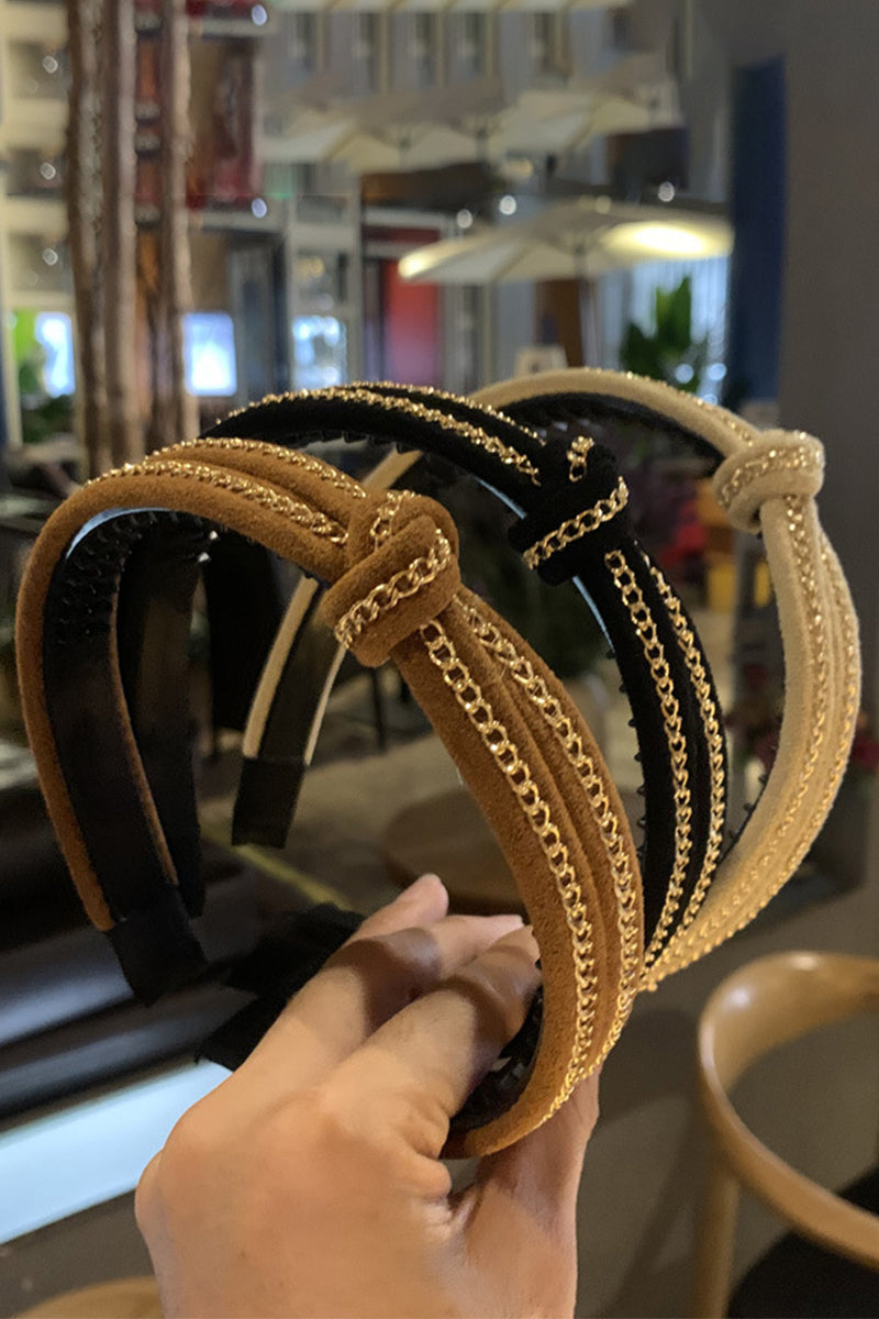 CHAIN KNOT DECOR HEADBAND