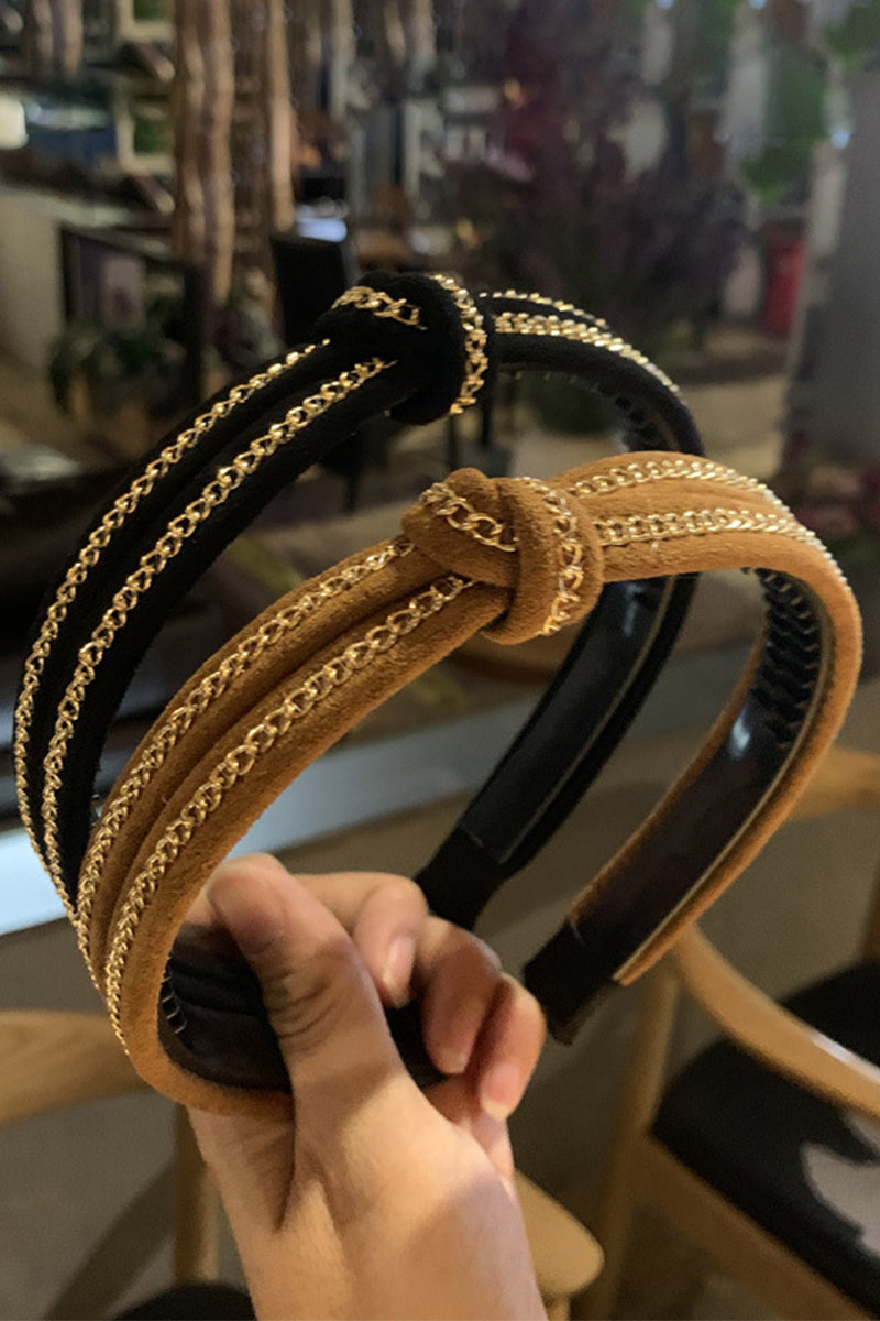 CHAIN KNOT DECOR HEADBAND