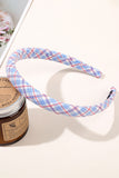 6PCS PLAID PATTERN HEADBAND, 6PCS PER 1 PACK