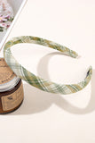 6PCS PLAID PATTERN HEADBAND, 6PCS PER 1 PACK