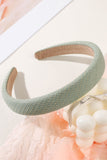 PLAID PATTERN HAIR HOOP