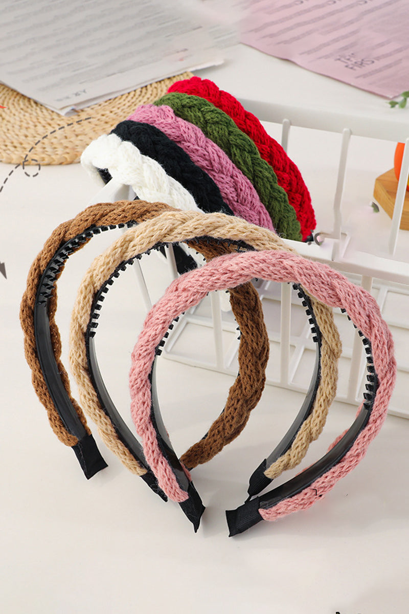 FASHION WOOL BRAIDED HAIR HOOP