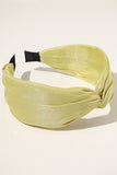 KNOT DECOR SOLID PATTERN HAIR HOOP