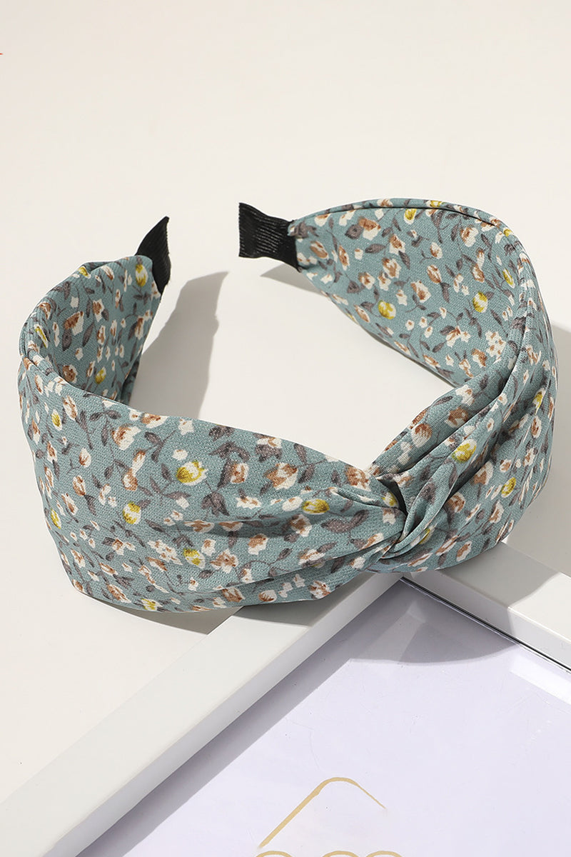 FLOWER PRINT WIDE HEADBAND