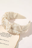 SOLID RUCHED WIDE SIMPLE CASUAL HEADBAND